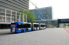 Bi-articulated bus at Utrecht University