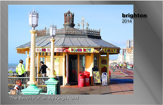 The Beach Hut kiosk - Brighton - 22.2.2014