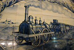 The first Dutch steam locomotive