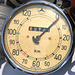 Oldtimer day at Ruinerwold: Speedometer of a Mercedes-Benz W136