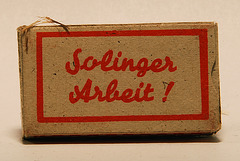 Razor blades: Solinger Arbeit