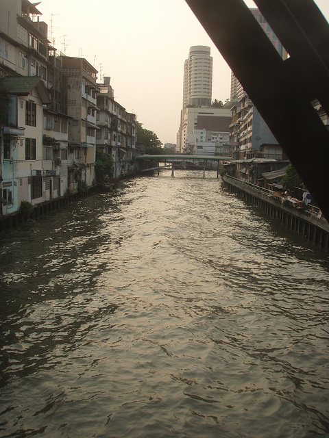 from train out of Bangkok