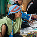 Lanna tribeswomen selling necklaces in Chiang Mai