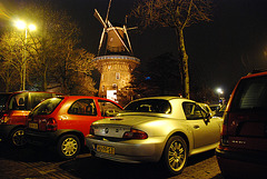BMW Z3 and windmill