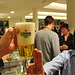 Office drinks party – Foam should not exceed two fingers (held horizontally)