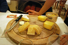 Cheese at restaurant Amsterdam