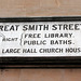 Sign of Great Smith Street