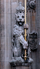 Lion on the Palace of Westminster