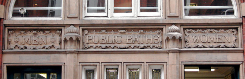 The public baths in Great Smith Street
