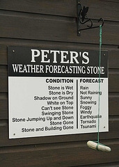 Forecasting stone