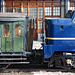 Celebration of the centenary of Haarlem Railway Station: old railway carriages and engine 1202
