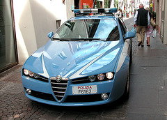 Holiday day 3: Italian police car