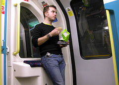Eating on the Jubilee Line