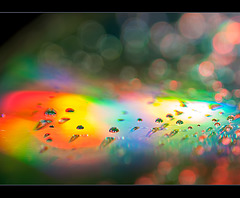 Psychedelic Rainbow Droplets OR Alice in Wonderland on LSD!