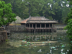 Xung Khiem Pavilion on Luu Khiem Lake