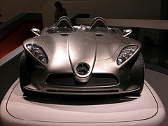 In the Mercedes-Museum: concept car