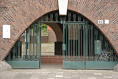 Het Grafisch Museum (the printing museum) in Groningen: Entrance