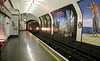 Marble Arch station – Train emerging from the tunnel