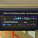 New colour system for departing trains