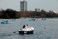 Rowing on the Serpentine