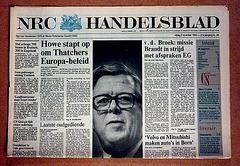 Old newspapers: November 2, 1990 – Geoffrey Howe resigns