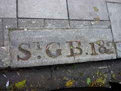 St George Bloomsbury parish boundary marker