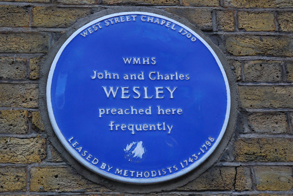 John and Charles Wesley preached here frequently