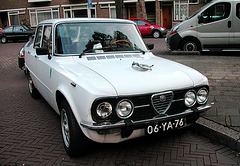 Italian cars: 1974 Alfa Romeo Giulia 1300 Super