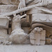 Dragon amid the city ruins, Monument