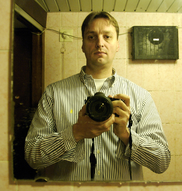 Self portrait with camera