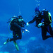 Janet and Steve Diving off Cozumel, Mexico