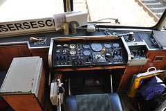 Control panel of a railbus