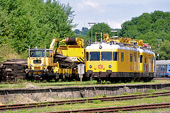 Work trains at Gerolstein, Germany