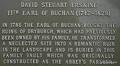 Dryburgh  Abbey - Burial place of D.S. Erskine
