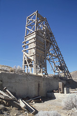 Headframe, Nevada Quicksilver Mine