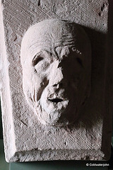 Dryburgh  Abbey - Grimacing head