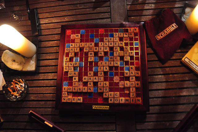 A game of Scrabble