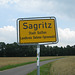 Ortseingang Sagritz - Dahmeradweg