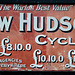 Cheap Bikes (but expensive at the time of this advert)- Enamel Sign on Bewdley Station