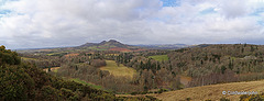 Scott's View over the Eildon Hills - on a fine day!