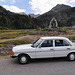 Holiday 2009 – My Mercedes-Benz 200d at the top of the Staller Sattel