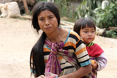 Akha mother and child