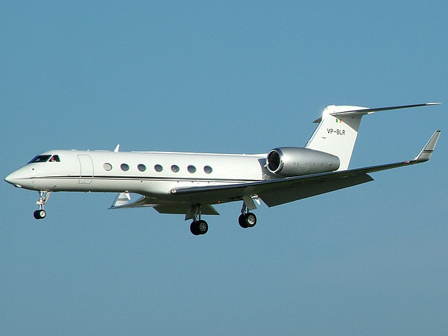 VP-BLR Gulfstream 550