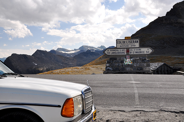 Holiday 2009 – My Mercedes at the highest pass road in Europe