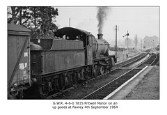 GWR 460 7815 Pritwell Manor Fawley 4 9 1964