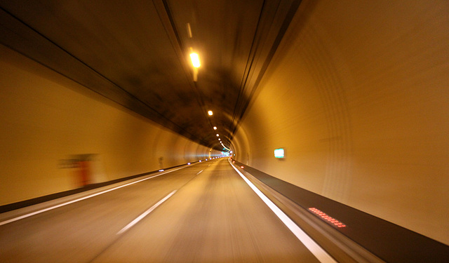 Autobahntunnel kurz vor Landeck