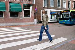 Crossing the street