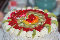 Happy Birthday Fruit cake!