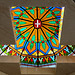 Stained Glass Ceiling on President Alfonsin's Tomb