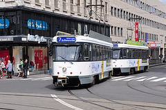 Antwerp trams 7067 & 7135
